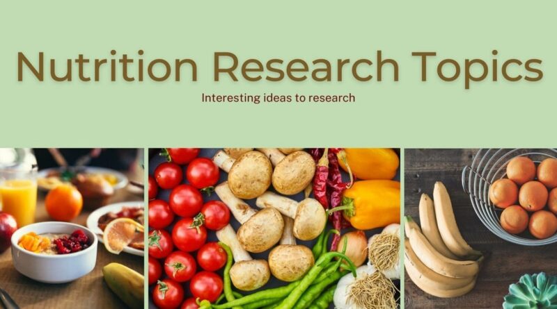 Researched nutritionalals" refers to dietary supplements and goods